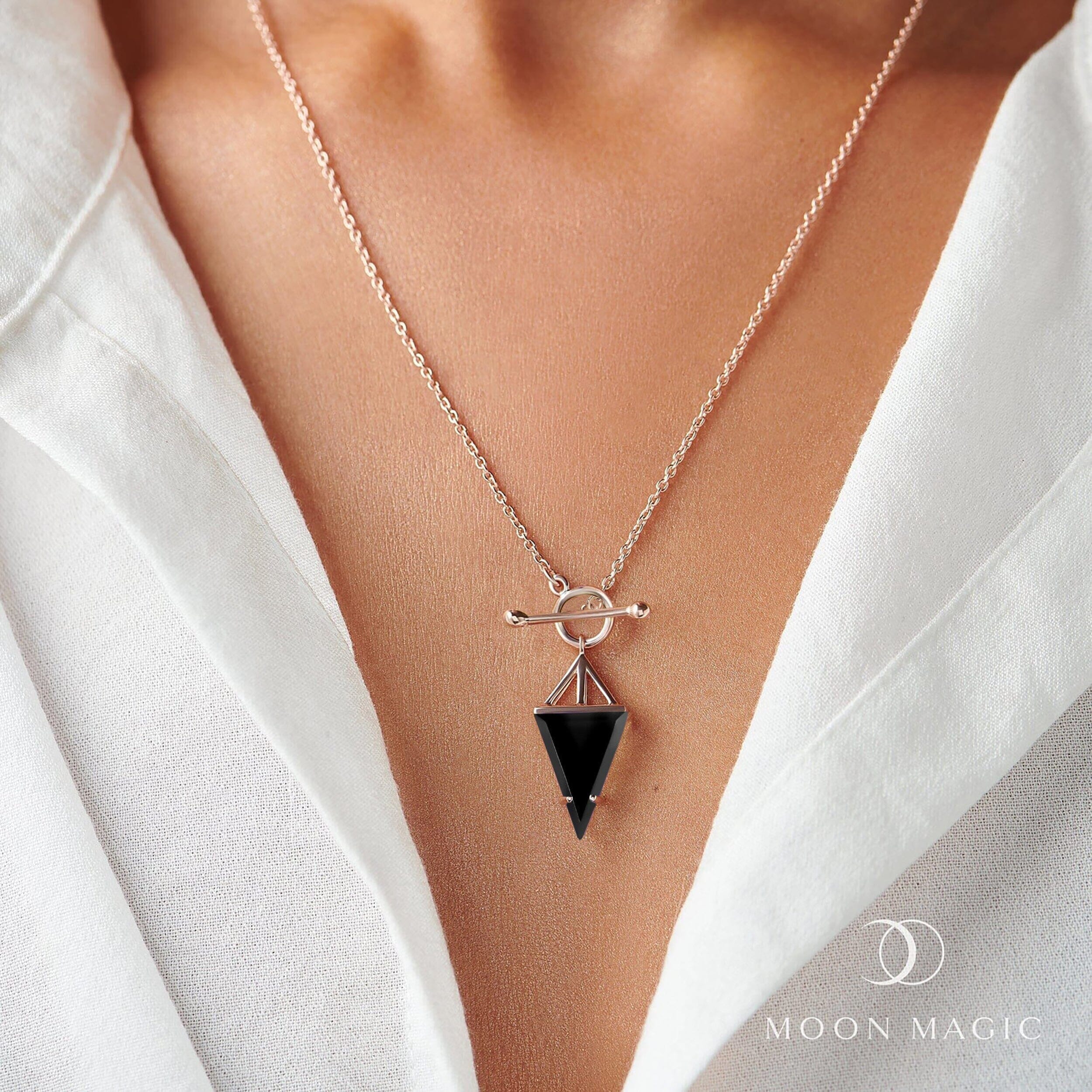 Black Obsidian Necklace - Heroine T-Lock - Image 40