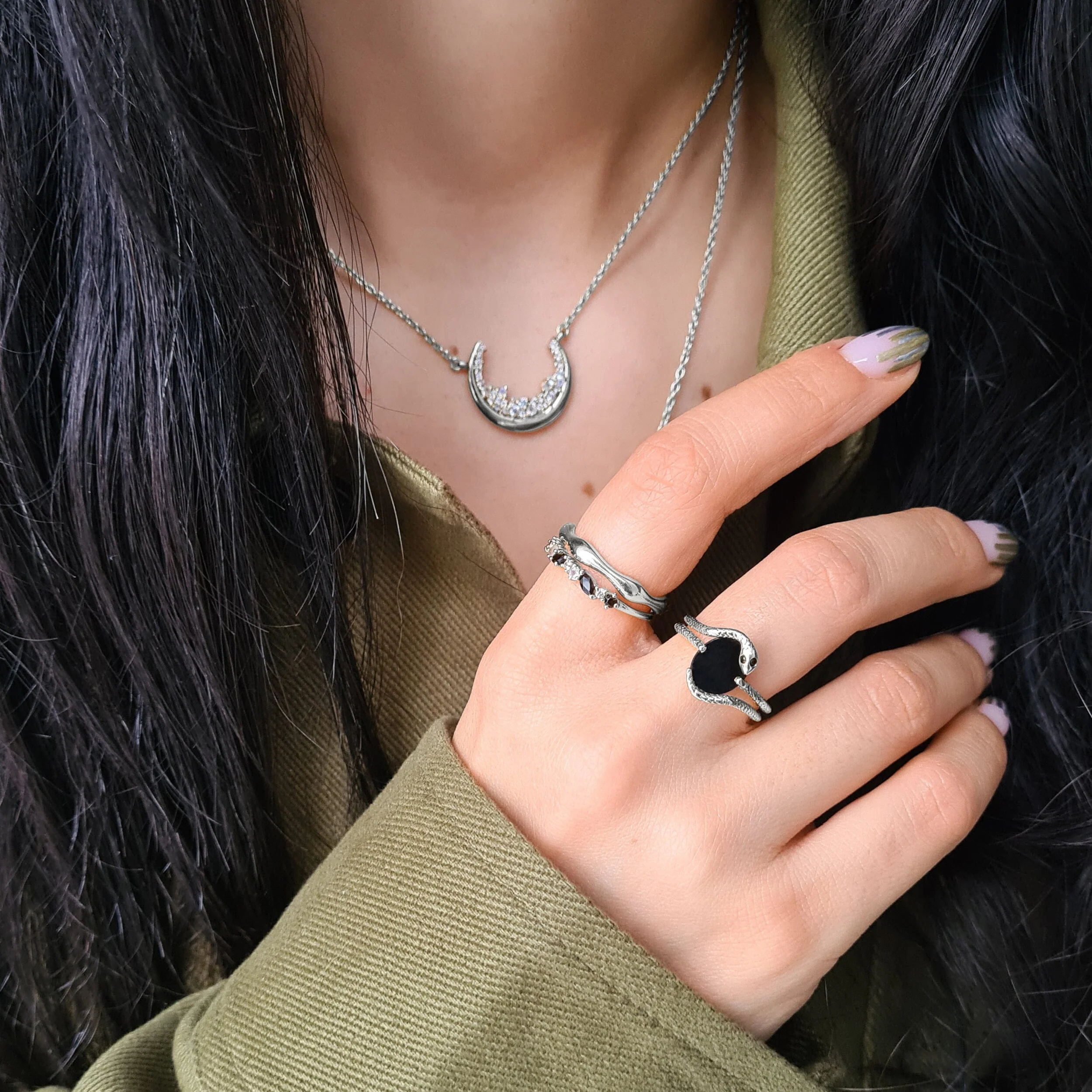Black Onyx Ring - Serpent of Release - Image 33