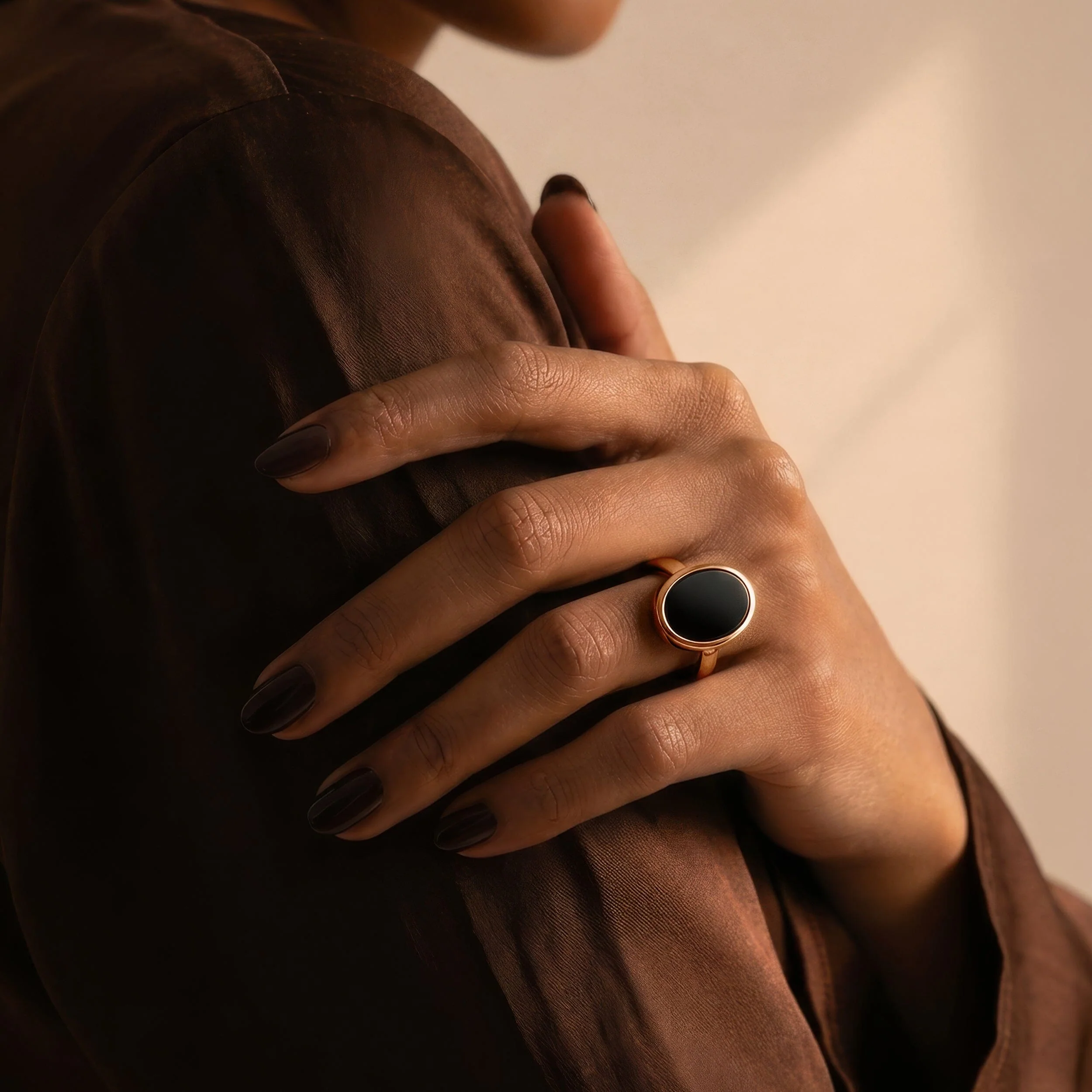 Crystal Ring - Enfolded Black Onyx - Image 4