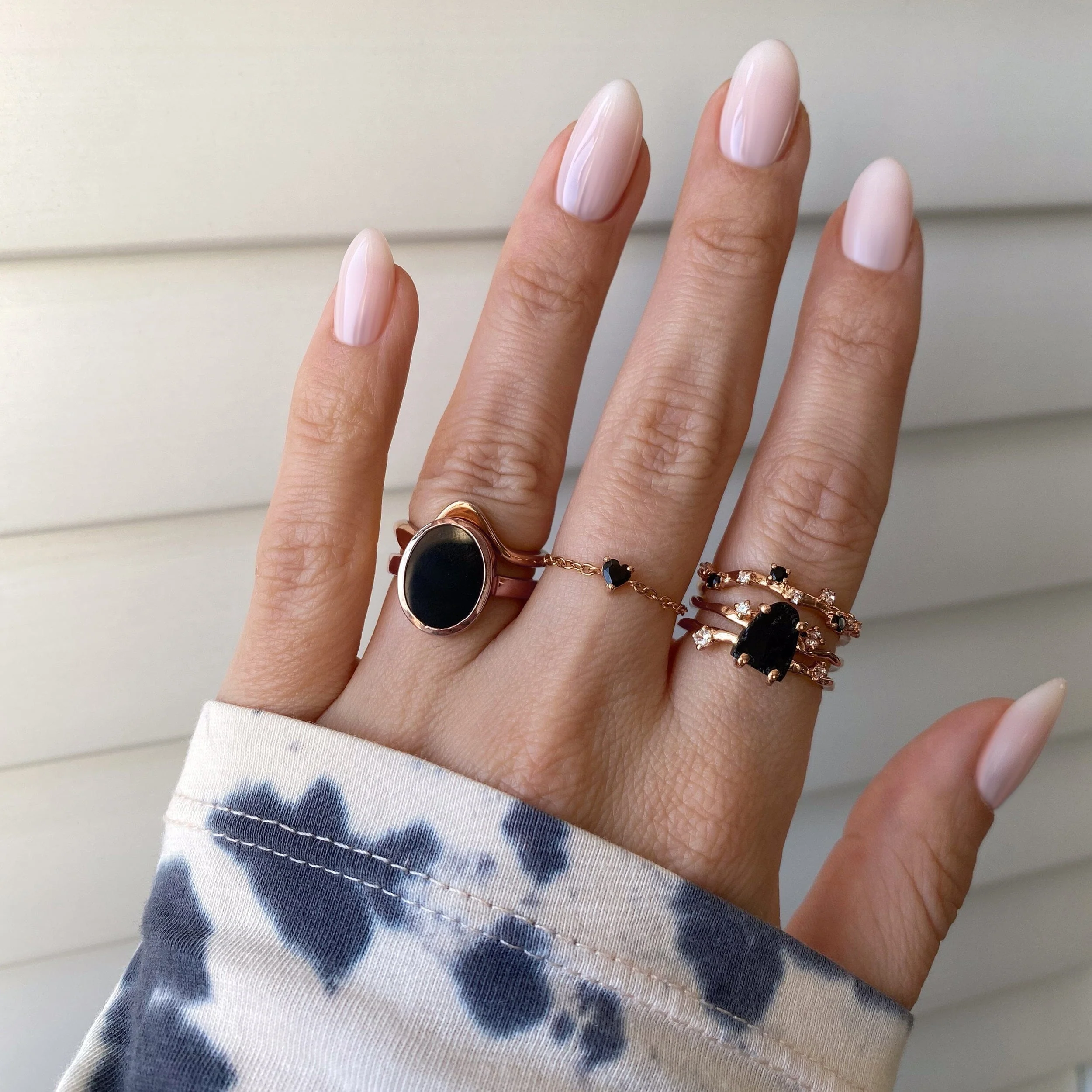 Raw Crystal Ring - Flow Black Obsidian - Image 51