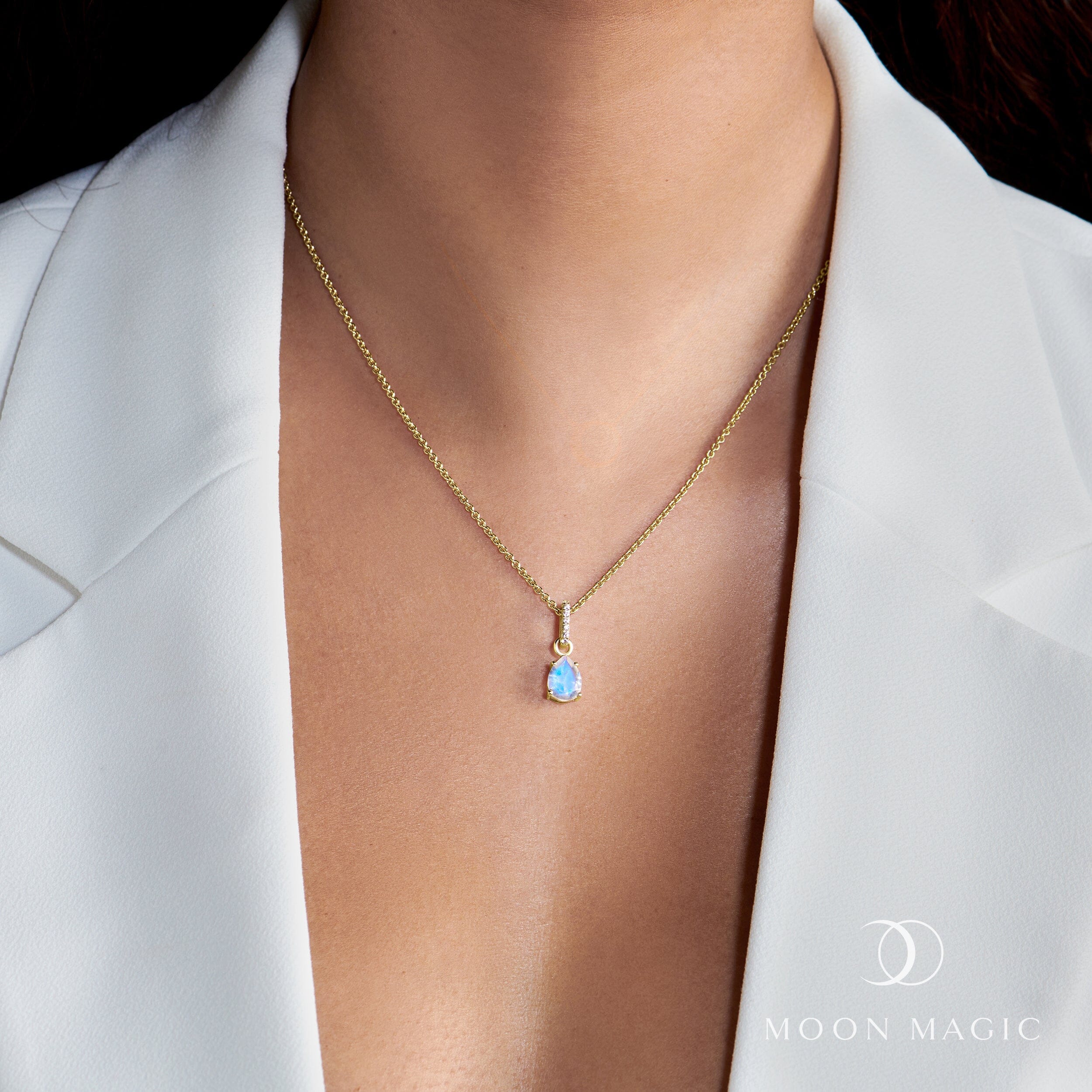 Moonstone Necklace Sway - June Birthstone - Image 6