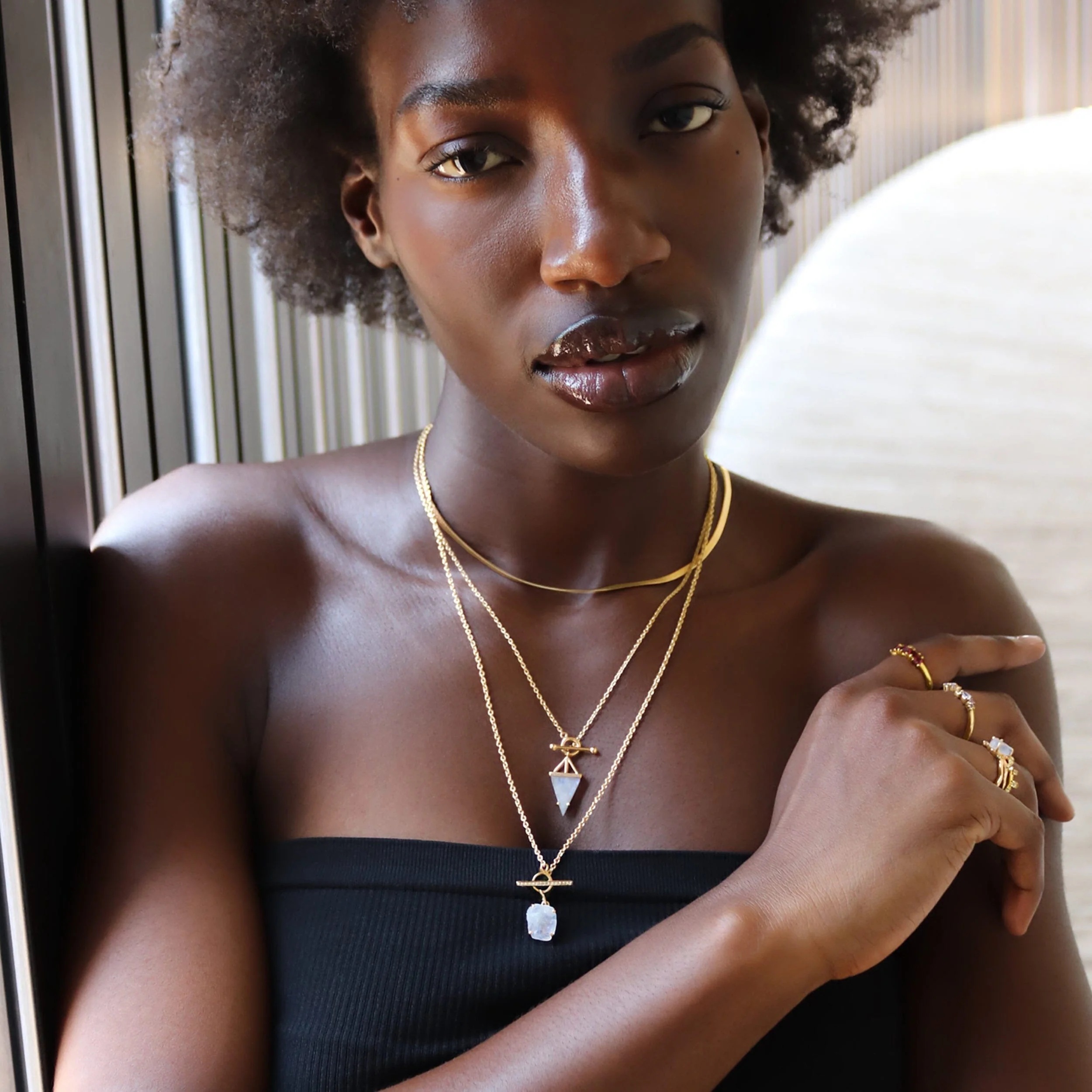 Moonstone Necklace - Heroine T-Lock - Image 42
