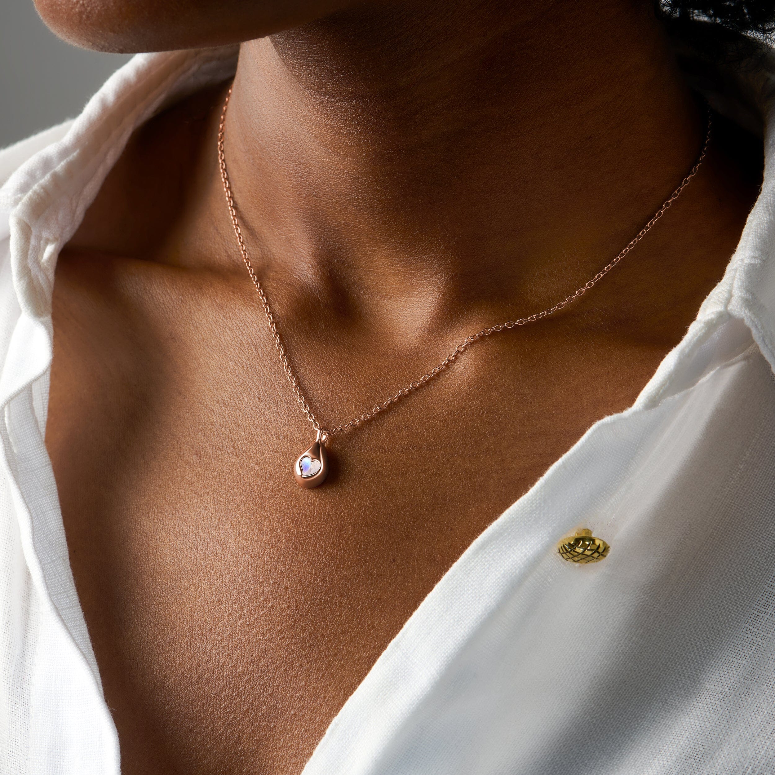 Moonstone Necklace - Hidden Heart - Image 34
