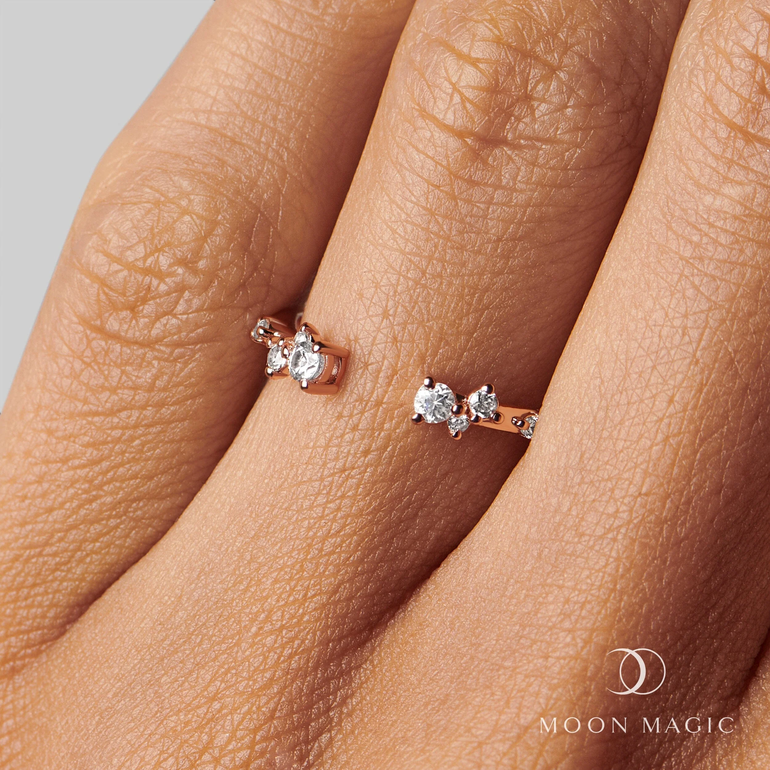 White Zircon Ring - Luminescence - Image 4